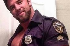 cops shirtless hunks chest