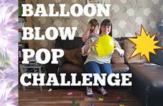 blow challenge pop balloon