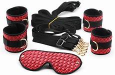 sex restraint furniture cuffs bondage kit restraints bed under system ankle handcuffs blindfold erotic aliexpress adult toys