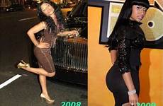 nicki minaj butt before after implants booty fake surgery buttocks plastic transformation nicky her manaj ass has kim real nose