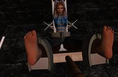 tickle chair barefoot inmate deviantart