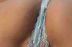 thong panties sexy pussy hot spread sheer blue closeup nice smutty