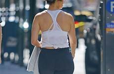 lopez jennifer gym booty tights york city hits nyc workout celebmafia gotceleb after back post latina hottest