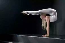 contortionist zlata russian flexibility amazing contortion circus gymnastics aerial silks demons catsuit latex