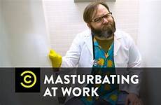 masturbating work