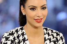 kardashian kim cleavage show today hottest york hawtcelebs collection houndstooth nbc dress nyc perfect pretty hair