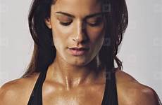 body muscular woman tanned female model fitness women amani marco photodune tan bodies stock portrait bra sports eastern middle add