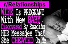 pregnant wife cheated discovered
