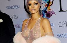 rihanna through dress naked tits hot show thefappening pro her