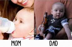 dad vs mom