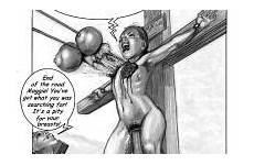 crucifixion female hentai guro marcus maggie cross martyr bdsm torture drawings girls women nude bondage xxx warning fantasy