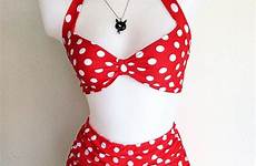 polka swimsuits 1950s swimwear