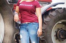 redneck farmer tractors jeans cowgirl farmall chick cowgirls