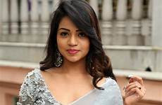 bhavya hot saree sree spicy sri actress photoshoot beauty pose grey