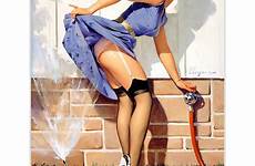 erotic elvgren gil collection comics comic 1960 pyg surprising ge turn miss near lingerie stockings swimsuit pantyhose housewife xxxcomics