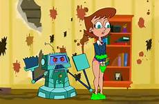 gif test johnny cartoon mom robot spanks deviantart