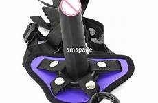 dildo strap purple sex harness pu 35mm female big lesbian toys accessory