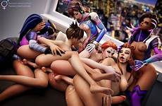 sombra overwatch tracer brigitte futa moira widowmaker ashe futanari dva cocks paheal sleepover massive brigette overlook