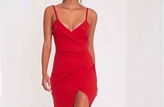 dresses dress red day wrap sexy valentine midi front crepe wear board short valentines bright why go pretty not fashion