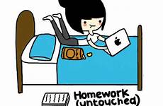 homework gif animated giphy weheartit laptop do girl cartoon doing work help time gifs student kawaii
