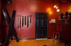 dungeon room rooms red play bondage bdsm chicago cross sex rentals st spanking wall equipment leather rent bench andrew decor