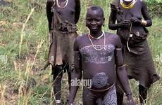 surma africa ethiopia murle alamy tribesmen region stock