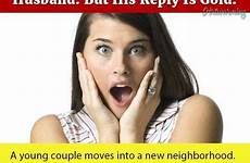 neighbor wife husband her his judgement saved passing kept woman reply but jokes