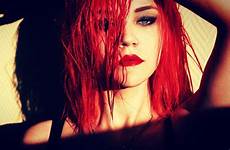 goth redhead pierced lipstick wydrych aleksandra emotion darkness alphacoders wallhere
