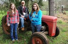 tractor teen sisters smith lift off oregonlive hannah saving linn chest dad county life