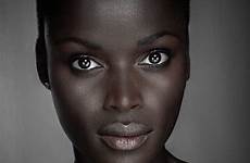 skinned beauty ebony portrait