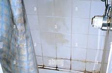 shower dirty rubbish accumulated alamy