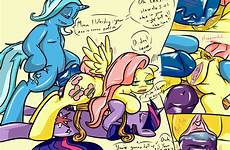 futa mlp trixie futanari twilight fluttershy saurian