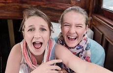 laughing girls two teen together