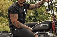 biker bad beard tattooed motard bearded tatted