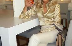 classy satin strict flickr women sexy blouse older woman leather old legs beautiful choose board heels outfits cute