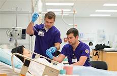 nursing male students nurses men patient jmu care room dailey croucher choosing career eric burruss labs justin right