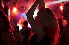 dancing girls nightclub people disco friends video stock spotlight crowd dj