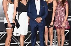 stallone sylvester daughters his family creed premiere stunning wife shows off beautiful getty
