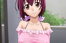 anime nipples cleavage girls through ikuyo hoshizora wallpaper clothing precure smile wallhaven cc their wallhere hd