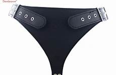 women leather panties thongs metal ring sex underwear fetish adjustable lingeries flirty briefs string dildos