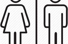 male icon female icons restroom woman man bathroom shopping transparent sign clipart silhouette line mall svg library vector store thin