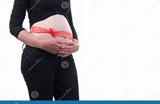 bauch schwangeren belly pregnant roten gebunden