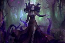 fantasy artstation corrupted dark artwork void girl character magic rr beautiful dnd choose board visit fan