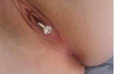 ring piercing clit put hood pussy cute girl painful very real eporner
