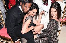 jenner kendall rocky met gala boyfriend ap her asap inside cosy pda kylie hadid together bella model latest outfits jenners