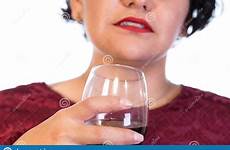 wine red latin sensual smelling against portrait glass face woman front background next girl close