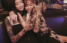 korean ulzzang lesbians girl lesbian couple asian tumblr goals girls friends friend tattoo choose board