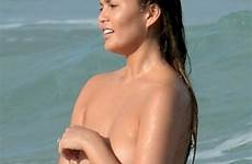 teigen chrissy naked topless beach nude miami photoshoot shesfreaky celebs babes thefappening sexy sex leaked so chrissyteigen