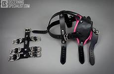 bondage muzzle leathers slave