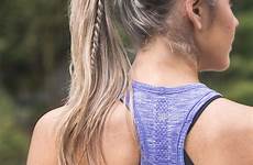 hairstyles running hair sporty braid ponytail braids workout styles athletic side braided visit gym girl hairstyle